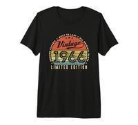 Born in 1966 Tenue rétro Style Vintage Classique T-Shirt Haut de Gamme