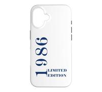 Born in 1986 Vintage Limited Edition Retro Birth Year 1986 Coque pour iPhone 16