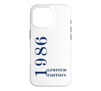 Born in 1986 Vintage Limited Edition Retro Birth Year 1986 Coque pour iPhone 16 Pro