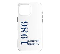 Born in 1986 Vintage Limited Edition Retro Birth Year 1986 Coque pour iPhone 16 Pro Max