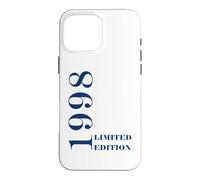 Born in 1998 Vintage Limited Edition Retro Birth Year 1998 Coque pour iPhone 16 Pro Max