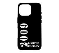 Born in 2009 Vintage Limited Edition Retro Birth Year 2009 Coque pour iPhone 16 Pro