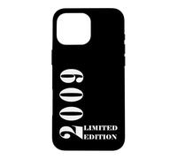 Born in 2009 Vintage Limited Edition Retro Birth Year 2009 Coque pour iPhone 16 Pro Max