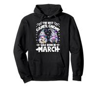 Born in March Birthday GNOME for Gaming Party and Best Gamer Sweat à Capuche