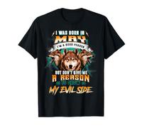 Born in May Birthday Wolf Funny for Boy Men Wolves Lovers T-Shirt