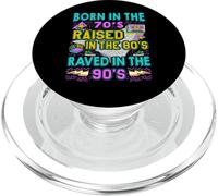 Born in The 70s - Raised in The 80s - Raved in The 90s PopSockets PopGrip pour MagSafe