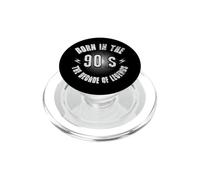 Born in The 90's The Decade of Legends Style Vintage PopSockets PopGrip pour MagSafe