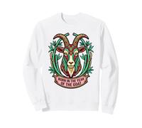 Born in The Year of Sign Astrology Anima Chèvre du Zodiaque Chinois Sweatshirt