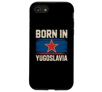 Born in Yougoslavia As Born in USA Funny American Patriotic Coque pour iPhone SE (2020) / 7/8