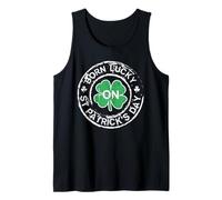 Born Lucky St Patrick Day Birthday Saint Paddys Hommes Femmes Débardeur