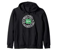 Born Lucky St Patrick Day Birthday Saint Paddys Hommes Femmes Sweat à Capuche
