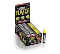 BORN OF RAGE SHOT - Complexe PreWorkout - Pour des Entraînements Explosifs, Énergie, Endurance & Concentration - Réduit la Fatigue - Display de 40 Unités - Saveur Cherry Cola - Eric Favre