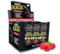 BORN OF RAGE SHOT PREWORKOUT - Énergie Instantanée - Booster Musculaire - Caféine Haute Teneur - Endurance & Performance - Display 12x50ml - Saveur Framboise - Eric Favre