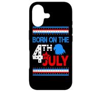 Born on The 4th of July American Patriotic Independence Day Coque pour iPhone 17