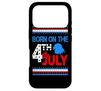 Born on The 4th of July American Patriotic Independence Day Coque pour iPhone 17 Pro