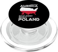Born Pologne - Citoyenneté américaine PopSockets PopGrip pour MagSafe