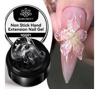 Born Pretty 15ml Gel D'extension De Main Antiadhésif Transparent 3d Façonnage Sculpture Nail Art Gel Dur Solide Pour Faux Ongles.Nsg01-Clear