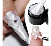 Born Pretty 15ml Gel D'extension De Main Antiadhésif Transparent 3d Façonnage Sculpture Nail Art Gel Dur Solide Pour Faux Ongles.5ml Pearl White