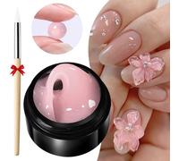 Born Pretty 15ml Gel D'extension De Main Antiadhésif Transparent 3d Façonnage Sculpture Nail Art Gel Dur Solide Pour Faux Ongles.2pcs Set4