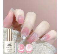 BORN PRETTY Cat Magnetic Eye U V Gel 15 ml Jelly Glass Crystal avec aimant Soak-Off Gel Vernis à ongles magnétique pour débutants, DIY Nail Art Manucure Salon