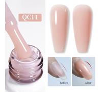 Born Pretty-Verhéritage À Ongles Gel, Semi Transparent, Soak Off Uv Led, Verhéritage À Ongles Nude, N64.Gel Varjuvening, Nail Art, 50 Couleurs, 10ml..Extension-Qc11