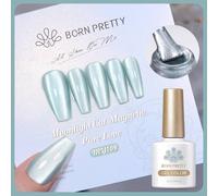 Born Pretty¿Vernis À Ongles Gel Magnétique Rose,Lumière D'eau,Chat,Aurore Spar,Paillettes,Perle De Verre,Vernis Semi-Permanant Uv Led.Moonlight My109