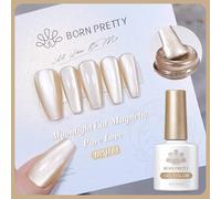 Born Pretty¿Vernis À Ongles Gel Magnétique Rose,Lumière D'eau,Chat,Aurore Spar,Paillettes,Perle De Verre,Vernis Semi-Permanant Uv Led.Moonlight My103
