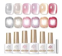 Born Pretty Vernis Magnetique Semi Permanent Cat Magnetic eye gel Crystal Light Jelly Rose Glass vernis à ongles U V brillant Aurora gel