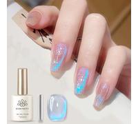 Born Pretty Vernis Semi Permanent Magnétique Bleu Holographique 15ml