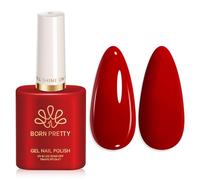 Born Pretty Vernis Semi Permanent Rubis Brûlé 15ML, Vernis à Ongles Gel Soak Off UV LED Gel Polish Nail pour Salon De Manucure DIY Home