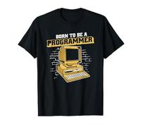 Born to Be A Programmer Developer Coder Programmeur T-Shirt Graphique avec Valeur