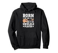 Born to Be A Ukulele Player Instrument à Cordes Vintage Sweat à Capuche