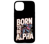 Born to Be Alpha Women Strong Confident Meme Loup-Garou Coque pour iPhone 15 Plus