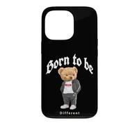 Born to Be Different, Cool Teddy Bear Quotes Graphic Designs Coque pour iPhone 13 Pro