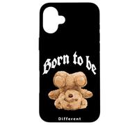 Born to Be Different Illustration Novelty Graphic Designs Coque pour iPhone 16 Plus