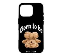 Born to Be Different Illustration Novelty Graphic Designs Coque pour iPhone 16 Pro