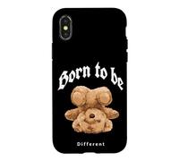 Born to Be Different Illustration Novelty Graphic Designs Coque pour iPhone X/XS