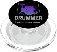 Born to Be Drummer pour batteurs et Musiciens Vintage PopSockets PopGrip pour MagSafe