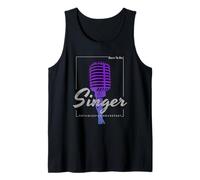 Born to Be Singer Chanteuse pour Chanteur Musiciens Vintage Débardeur