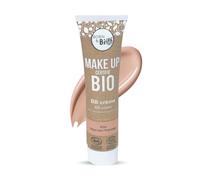 BORN TO BIO BB Crème Bio - Fond de Teint Hydratant Teinté Naturel pour un Teint Unifié & Éclatant - Creme Teintée Visage pour Femme - Maquillage pour le Teint Bio (Beige Rosé, 25ml)
