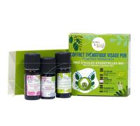 Born To Bio - Coffret Thématique Visage Pur - Trio D'huiles Essentielles Bio