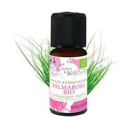 BORN TO BIO Huile Essentielle de Palmarosa Bio - 100% Pure & Naturelle - Hydrate et Répare la Peau - Purifiant et Assainissant grâce à sa teneur en Géraniol - 10ml