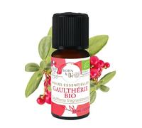 BORN TO BIO Huile Essentielle Gaulthérie Bio - 100% Pure et Naturelle - Propriétés Antalgiques et Antirhumatismales - Certifié EcoCert - 10ml