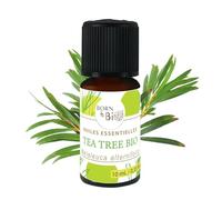 BORN TO BIO Huile Essentielle Tea Tree Bio - 100% Pure et Naturelle - Propriétés Antiseptiques et Purifiantes - Huile Essentielle Arbre à Thé - Certifié AB - 10ml