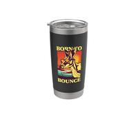 Born To Bounce Kangaroo Funny Australia Day Australian Day Australian Retro Gobelet isotherme en acier inoxydable double paroi