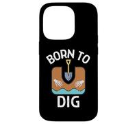Born to Dig Archéologists Funny Archéology Kids Historian Coque pour iPhone 14 Pro