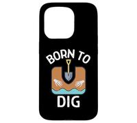 Born to Dig Archéologists Funny Archéology Kids Historian Coque pour iPhone 15 Pro