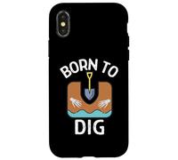 Born to Dig Archéologists Funny Archéology Kids Historian Coque pour iPhone X/XS