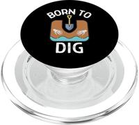Born to Dig Archéologists Funny Archéology Kids Historian PopSockets PopGrip pour MagSafe