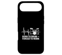 Born to Drum Forced to Work Heartbeat Coque pour iPhone Air